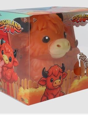 Squishy Highland cow- squishy toy